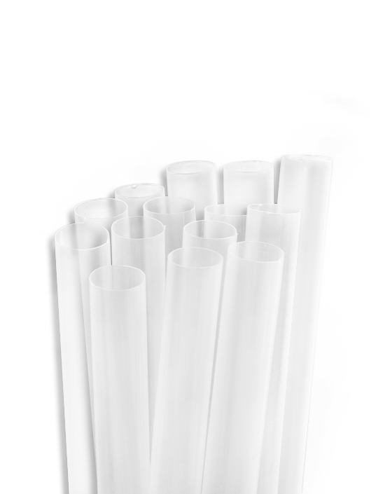 High transparency technical straws